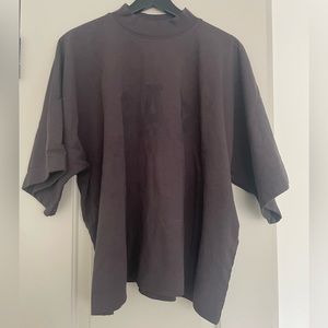 Gap Yeezy Two Layer Mock Neck Oversized Tee